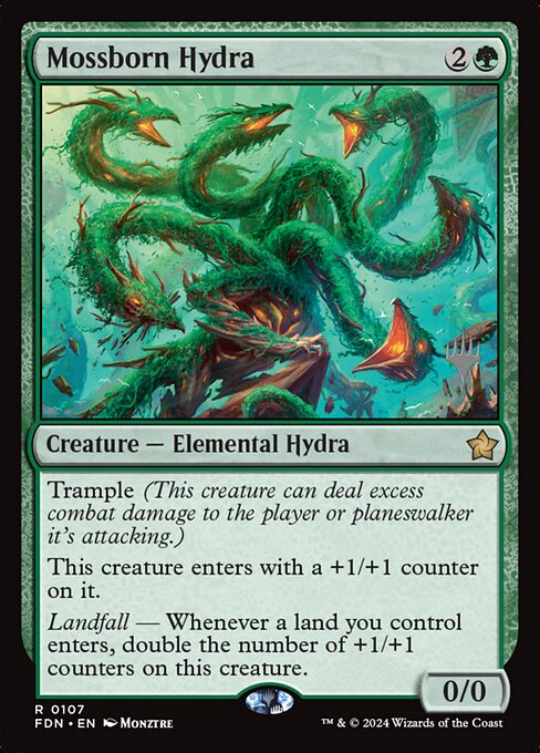 Mossborn Hydra - Foundations Promos