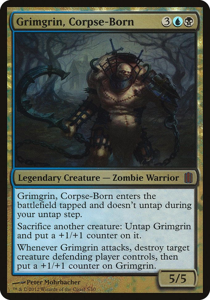 Grimgrin, Corpse-Born - Commander's Arsenal Oversized - Promo Foil