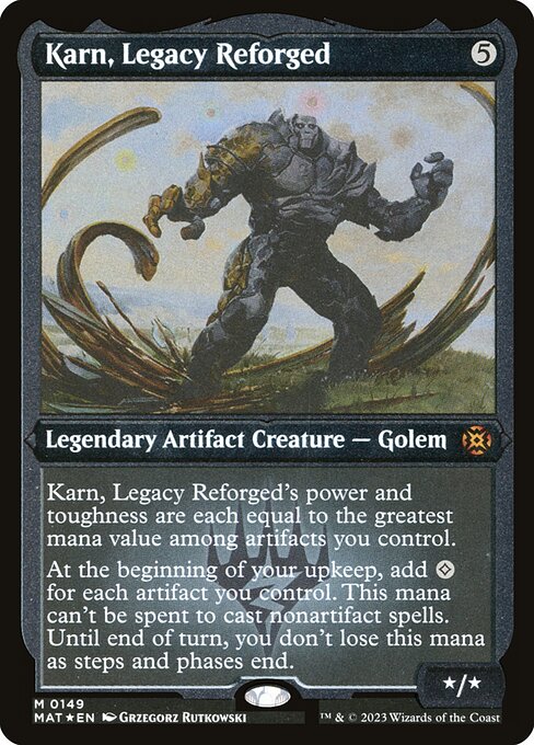 Karn, Legacy Reforged - March of the Machine: The Aftermath - Etched Foil