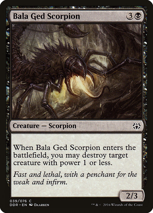 Bala Ged Scorpion - Duel Decks: Nissa vs. Ob Nixilis