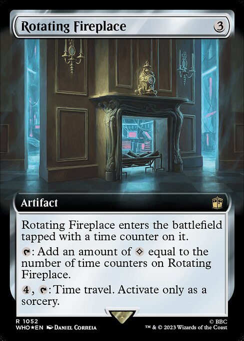 Rotating Fireplace - Doctor Who - Surge Foil