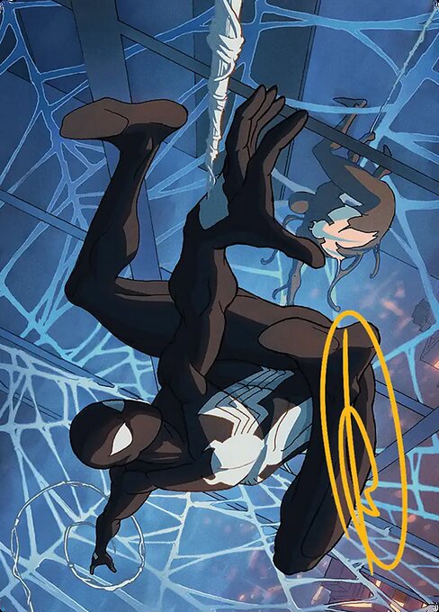 Symbiote Spider-Man - Marvel's Spider-Man Art Series - Borderless