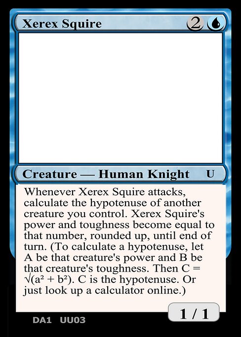Xerex Squire - Unknown Event