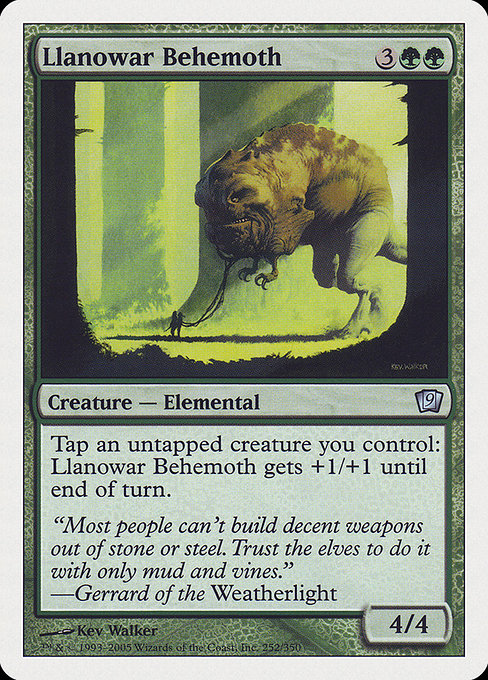 Llanowar Behemoth - Ninth Edition