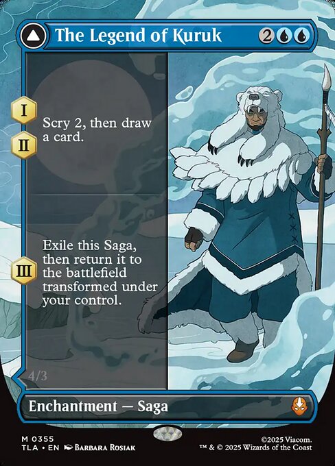 The Legend of Kuruk // Avatar Kuruk - Avatar: The Last Airbender - Borderless