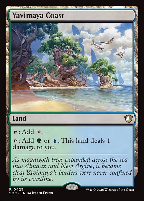 Yavimaya Coast - Secrets of Strixhaven Commander