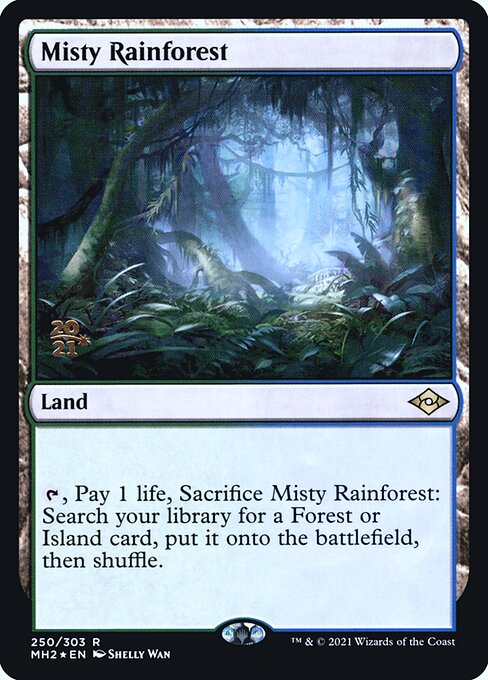 Misty Rainforest - Modern Horizons 2 Promos - Promo Foil