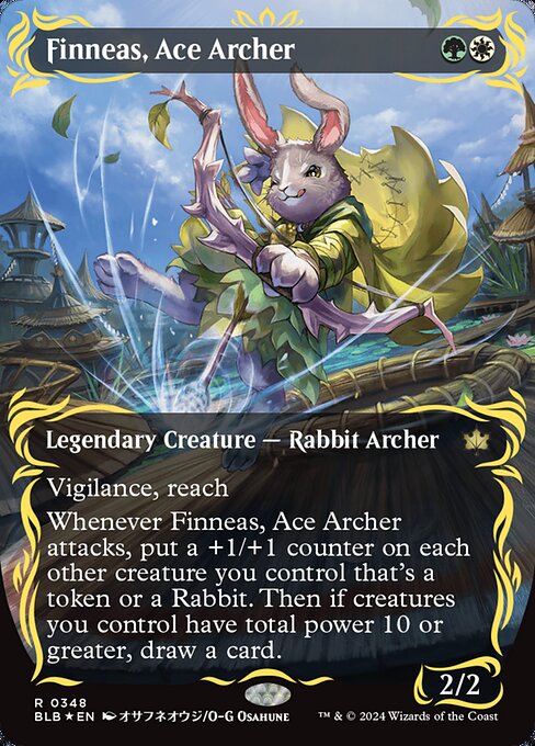 Finneas, Ace Archer - Bloomburrow - Raised Foil