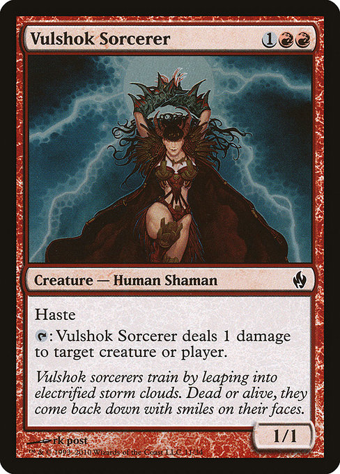 Vulshok Sorcerer - Premium Deck Series: Fire and Lightning - Promo Foil