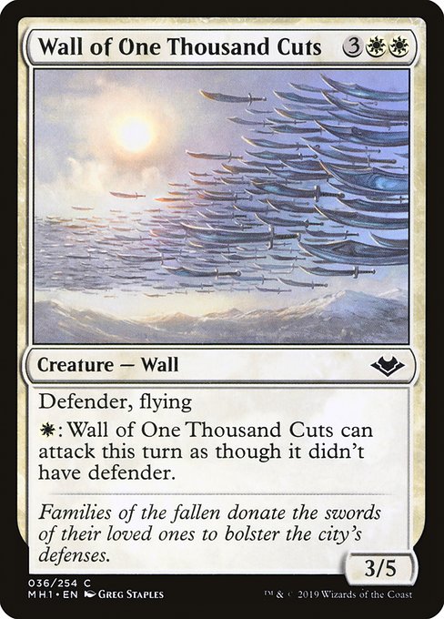 Wall of One Thousand Cuts - Modern Horizons