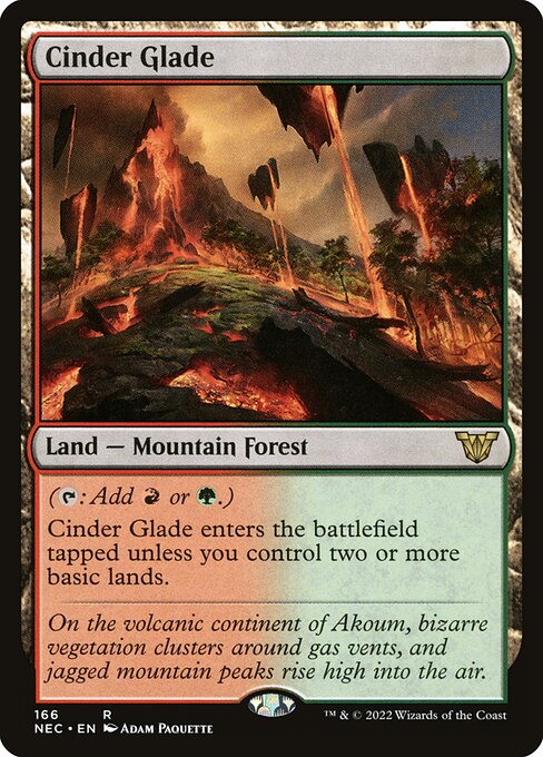 Cinder Glade - Neon Dynasty Commander