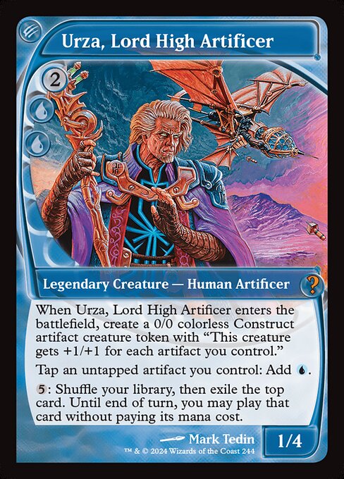 Urza, Lord High Artificer - Mystery Booster 2