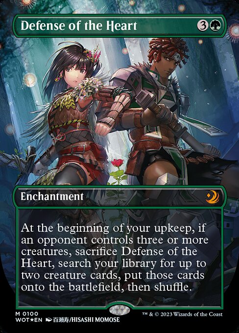Defense of the Heart - Wilds of Eldraine: Enchanting Tales - Confetti Foil
