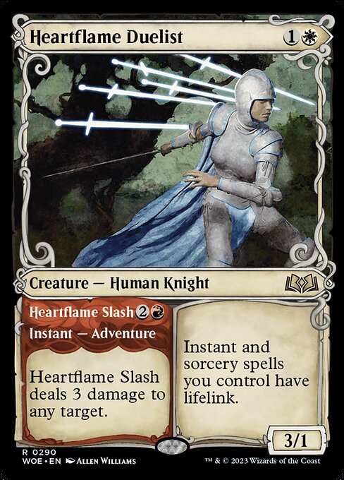 Heartflame Duelist // Heartflame Slash - Wilds of Eldraine