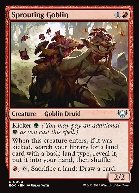 Sprouting Goblin - Edge of Eternities Commander