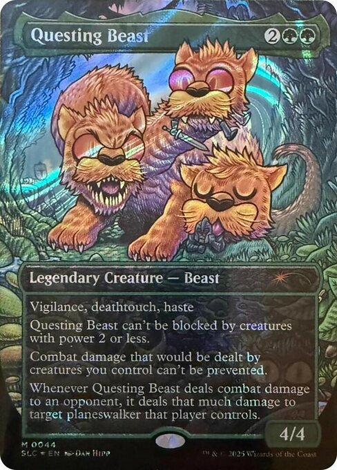 Questing Beast - Secret Lair Countdown - Halo Foil, Borderless
