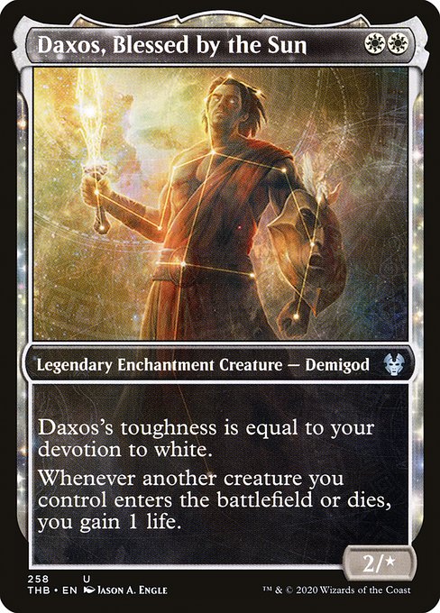 Daxos, Blessed by the Sun - Theros Beyond Death