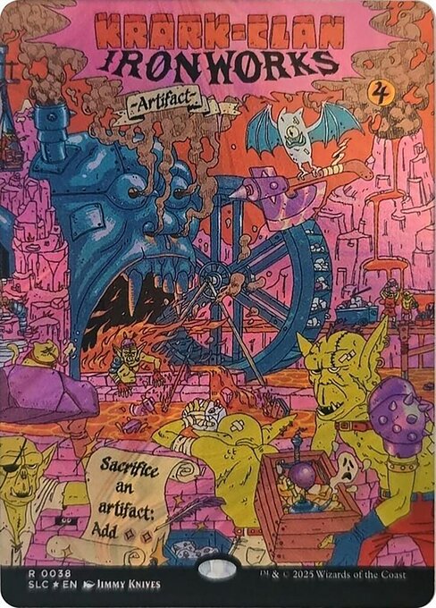 Krark-Clan Ironworks - Secret Lair Countdown - Halo Foil, Borderless