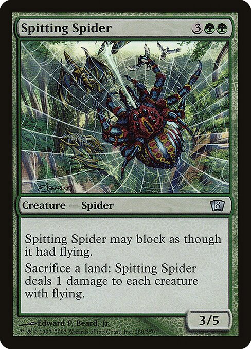 Spitting Spider - Eighth Edition - Promo Foil