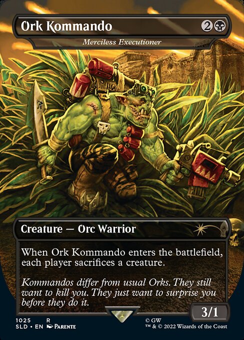 Ork Kommando (Merciless Executioner) - Secret Lair Drop