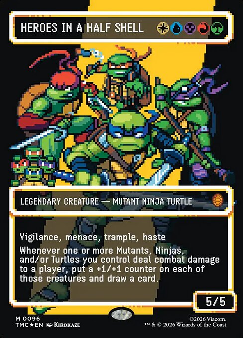 Heroes in a Half Shell - Teenage Mutant Ninja Turtles Eternal - Surge Foil, Borderless