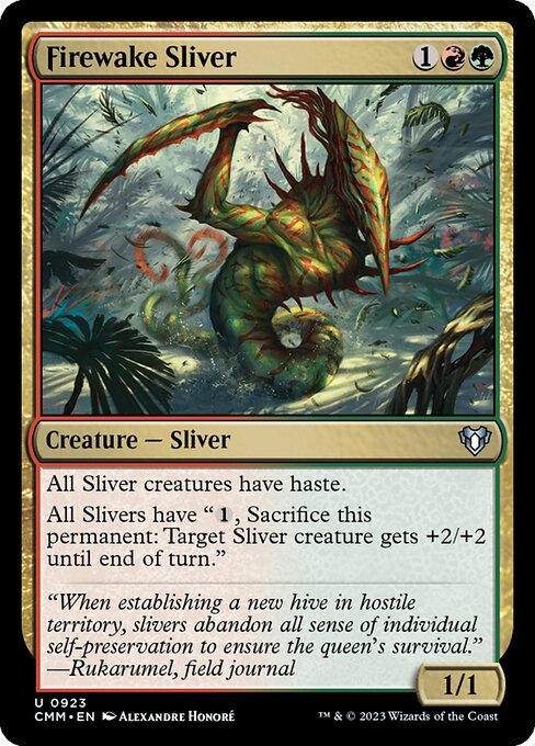 Firewake Sliver - Commander Masters