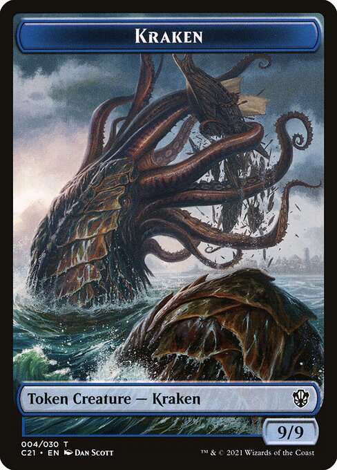 Kraken - Commander 2021 Tokens