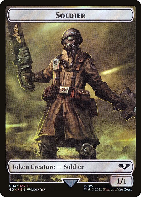 Soldier - Warhammer 40,000 Commander Tokens - Surge Foil