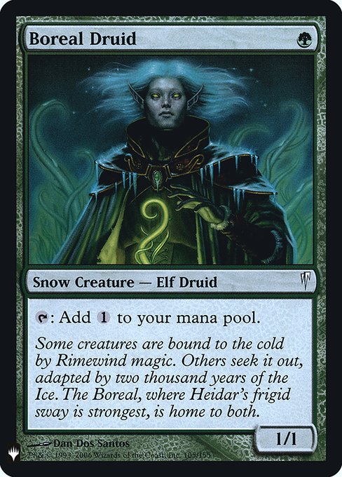 Boreal Druid - The List - Promo Foil