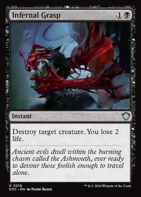 Infernal Grasp - Secrets of Strixhaven Commander