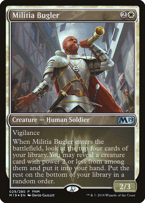 Militia Bugler - Core Set 2019 Promos - Promo Foil