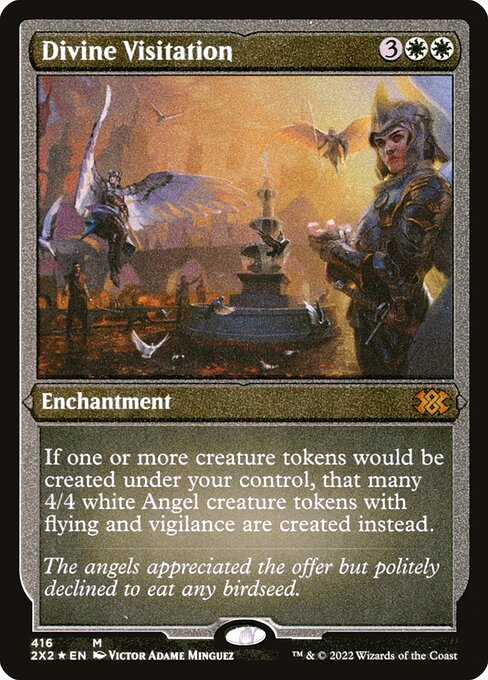 Divine Visitation - Double Masters 2022 - Etched Foil