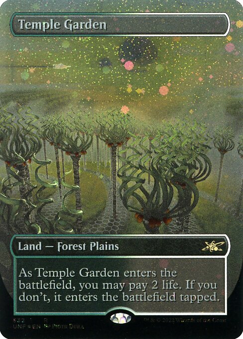 Temple Garden - Unfinity - Galaxy Foil