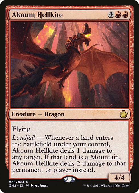 Akoum Hellkite - Game Night 2019