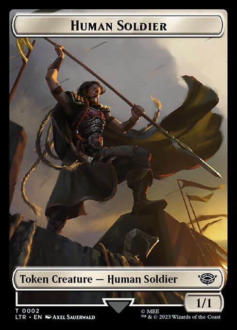 Human Soldier - The Lord of the Rings: Tales of Middle-earth Tokens