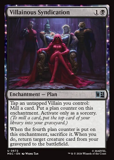 Villainous Syndication - Marvel Super Heroes Commander
