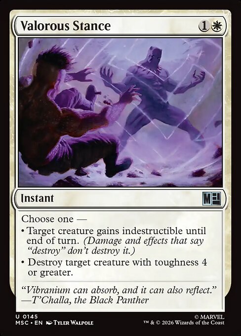 Valorous Stance - Marvel Super Heroes Commander