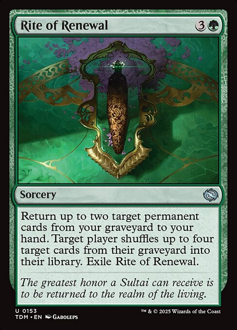 Rite of Renewal - Tarkir: Dragonstorm