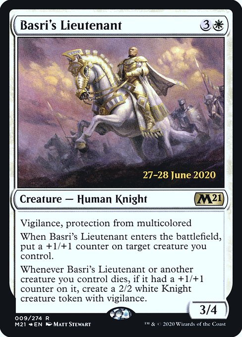 Basri's Lieutenant - Core Set 2021 Promos - Promo Foil