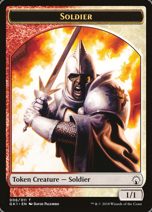 Soldier // Goblin - GRN Guild Kit Tokens