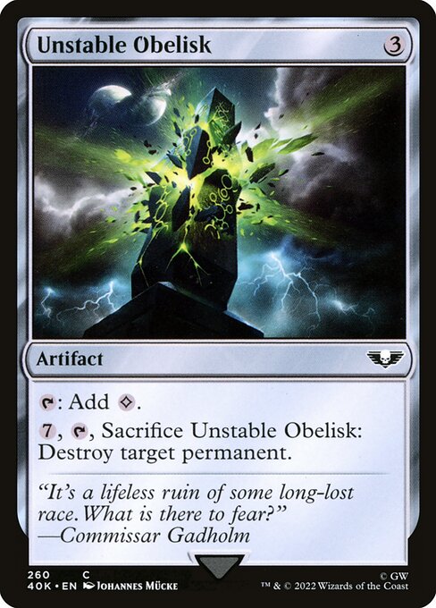 Unstable Obelisk - Warhammer 40,000 Commander