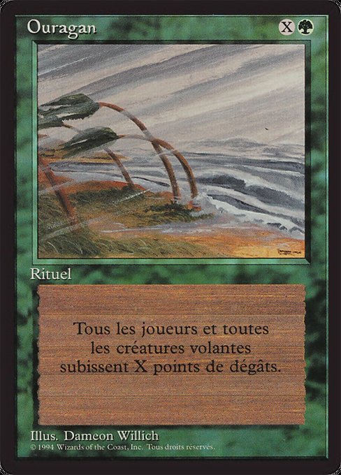Ouragan (Hurricane) - Foreign Black Border