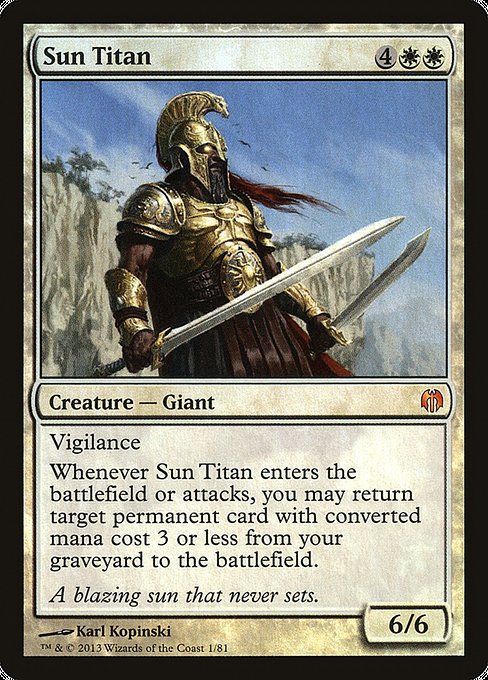 Sun Titan - Duel Decks: Heroes vs. Monsters - Promo Foil