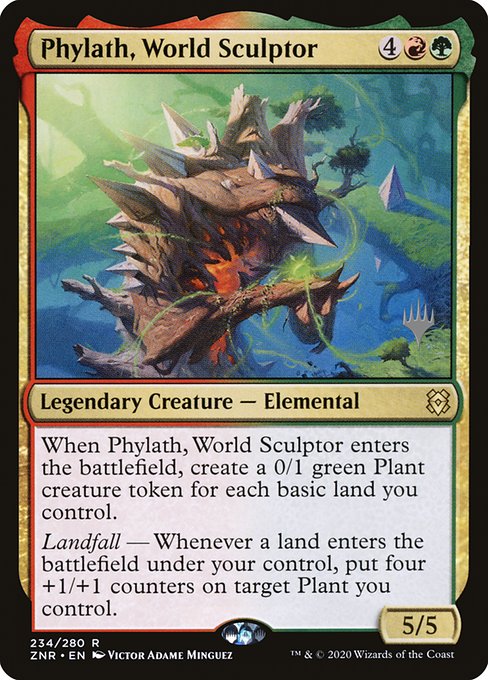 Phylath, World Sculptor - Zendikar Rising Promos