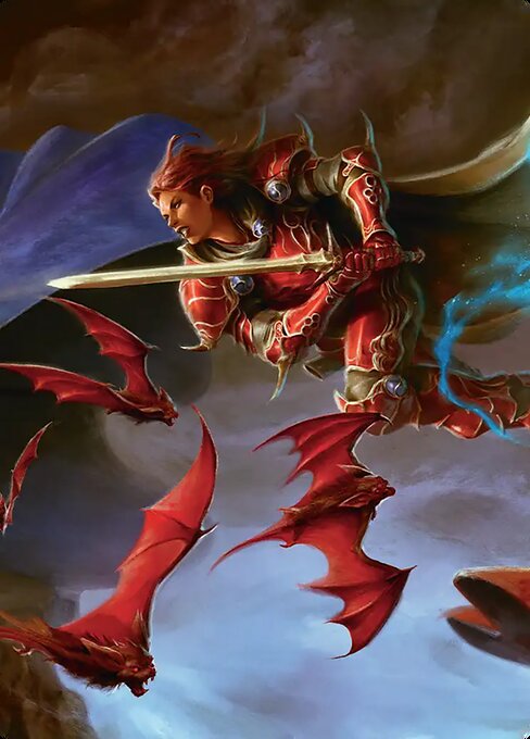 The Destined Warrior - Final Fantasy Scene Box - Borderless