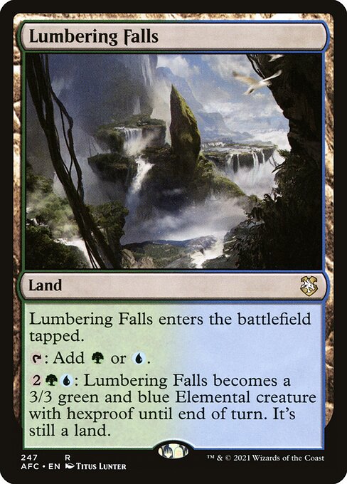 Lumbering Falls - Forgotten Realms Commander