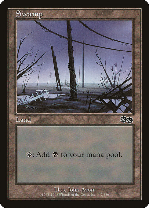 Swamp - Urza's Saga