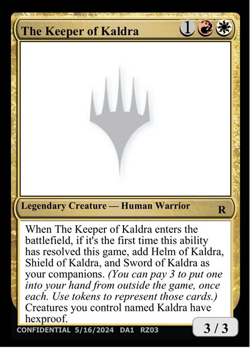 The Keeper of Kaldra - Unknown Event