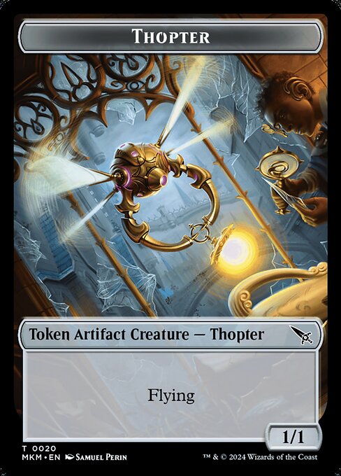 Thopter - Murders at Karlov Manor Tokens