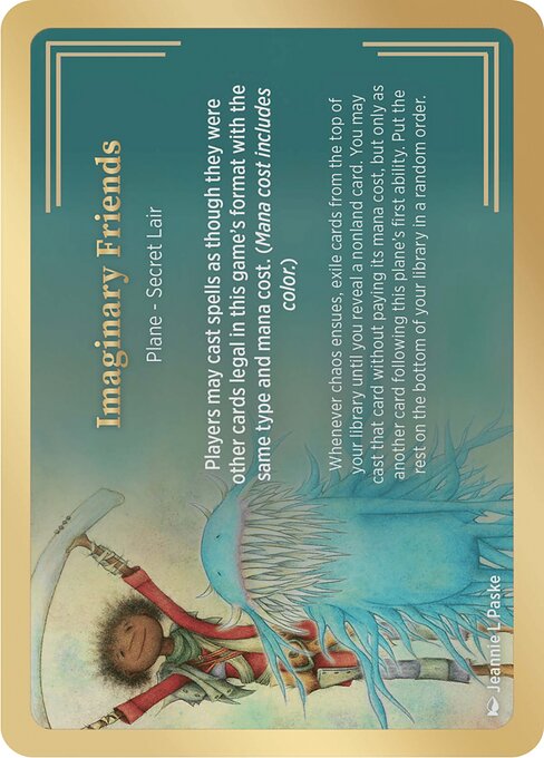 Imaginary Friends (Plane) - Secret Lair Showcase Planes